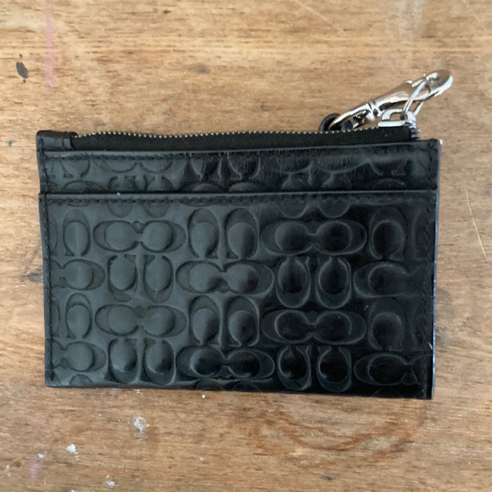 Coach patent leather coin purse